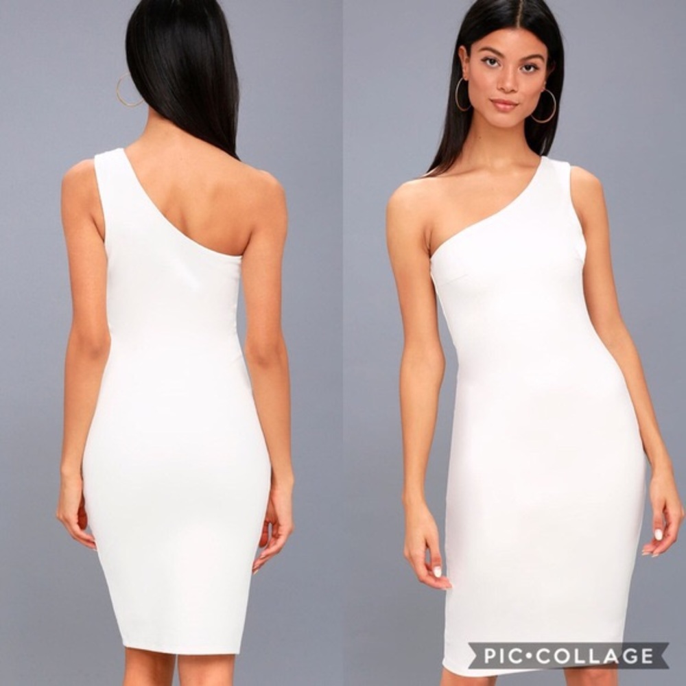 NWT One Shoulder Bodycon Dress